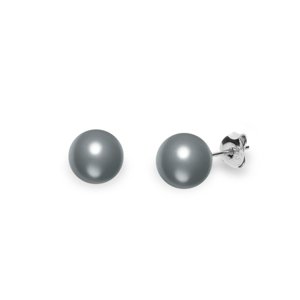 Náušnice se Swarovski Elements Classic Pearl K58188DG Dark Grey 8 mm,Náušnice se Swarovski Elements Classic Pearl K58188DG Dark Grey 8 mm