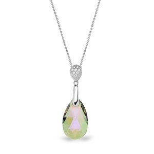 Stříbrný náhrdelník se Swarovski Elements měnivá kapka Dainty Drop N610616PS Paradise Shine,Stříbrný náhrdelník se Swarovski Elements měnivá kapka Dai