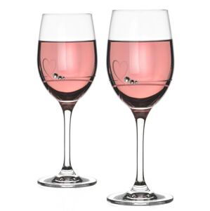 Sklenice na víno se Swarovski Elements srdce Petit Wines-Heart 240 ml,Sklenice na víno se Swarovski Elements srdce Petit Wines-Heart 240 ml