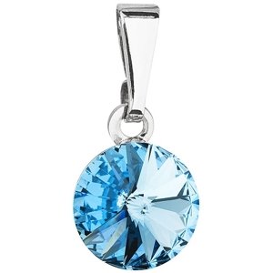 Přívěsek Rivoli se Swarovski Elements Aqua 8 mm,Přívěsek Rivoli se Swarovski Elements Aqua 8 mm