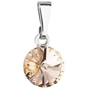 Přívěsek Rivoli se Swarovski Elements Light Peach 8 mm,Přívěsek Rivoli se Swarovski Elements Light Peach 8 mm