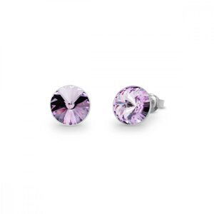 Náušnice fialové Rivoli se Swarovski Elements Sweet Candy Studs K1122SS39V violet 8 mm,Náušnice fialové Rivoli se Swarovski Elements Sweet Candy Studs