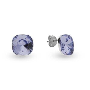 Náušnice se Swarovski Elements čtverec 10 mm Busso K447010PL Provence Lavender,Náušnice se Swarovski Elements čtverec 10 mm Busso K447010PL Provence L