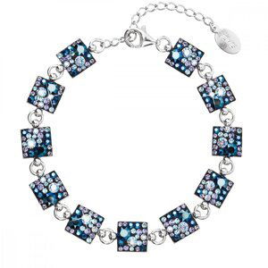 Stříbrný náramek se Swarovski krystaly modrý 33047.3 Blue Style,Stříbrný náramek se Swarovski krystaly modrý 33047.3 Blue Style