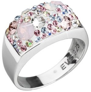 Stříbrný prsten s krystaly Swarovski růžový 35014.3 Magic Rose 56,Stříbrný prsten s krystaly Swarovski růžový 35014.3 Magic Rose 56
