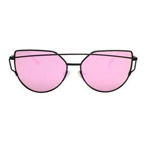 GLAM ROCK FASHION Zrcadlové sluneční brýle růžové OK21WZ21