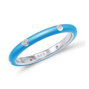 Pozlacený prsten se zirkony perleťové barvy pozlacená chirurgická ocel PST869NR7