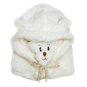 Zimní čepice s ušima medvídka + komín, 2 v 1 - krémová CZ34WZ2
