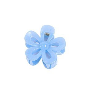 Spona do vlasů modrá XL květina 6,5 x 7 cm SP276N