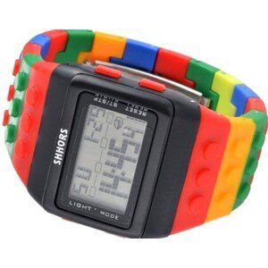 LED Hodinky Jelly Watch v barevném provedení s robustním náramkem a minerálním sklem, délka řemínku 23 cm, šířka 3,2 cm