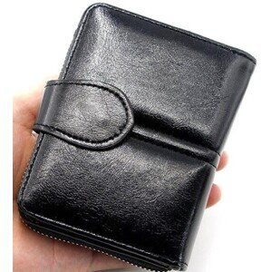 Elegantní Dámská Peněženka Prošívaná z kvalitní umělé kůže, Malá a Praktická, 11.5x9x3.5 cm
