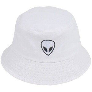 Rybářský Klobouk BUCKET HAT, Bílý, Polyester a Bavlna, Univerzální Velikost 52-58 cm