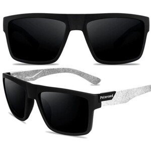 Pánské polarizační sluneční brýle, UV 400 ochrana, kovové panty, polykarbonátová čočka