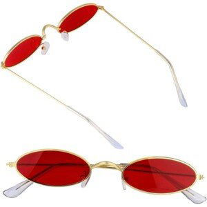 Steampunkové brýle v retro stylu, stříbrná obroučka, zrcadlové čočky, UV filtr 400 kat. 3
