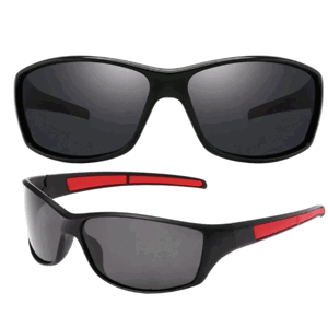 Camerazar Univerzální polarizační sportovní brýle pro řidiče, černé, s UV ochranou