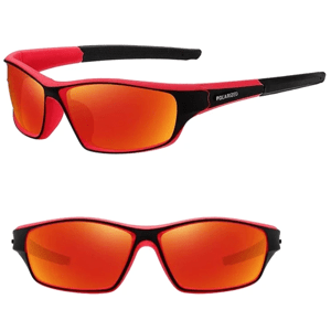 Camerazar Univerzální sportovní polarizační brýle SLR pro cyklistiku, černé, s UV ochranou