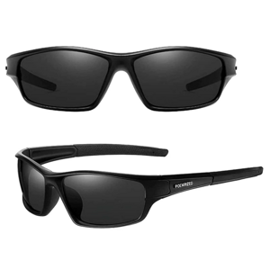 Camerazar Polarizační sportovní brýle pro cyklistiku, univerzální pánské/dámské, černé, s UV ochranou