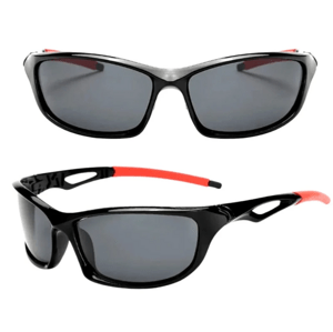 Camerazar Univerzální černé sportovní polarizační brýle na řízení, odolné proti škrábancům, s UV ochranou