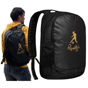 Camerazar Černý pánský sportovní batoh prostorná taška přes rameno Ronaldinho