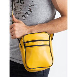 Žlutá  pánská taška přes rameno