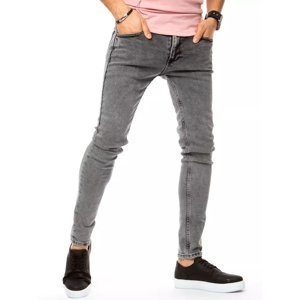 Šedé stylové džíny