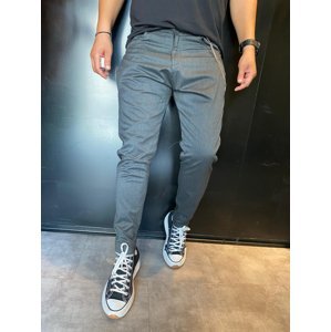 Tmavě šedé elegantní kalhoty