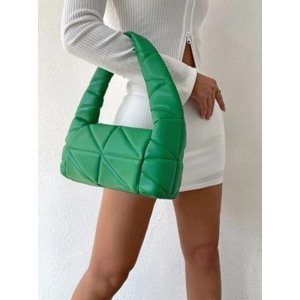 Zelená prošívaná kabelka