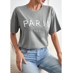 Šedé tričko PARIS