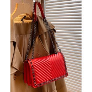 Trendy červená kabelka