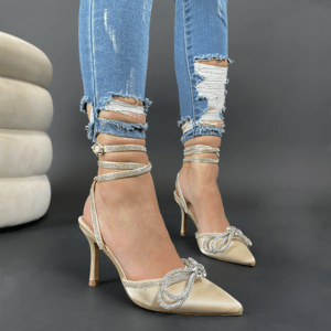 Béžové sandále s kamínky