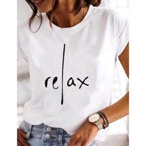 Bílé tričko RELAX