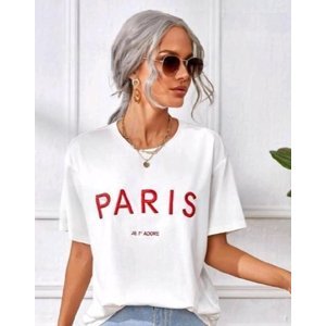 Bílé tričko PARIS