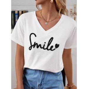 Bílé tričko SMILE