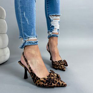 Leopardí sandále