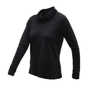 SENSOR MERINO BLEND dámské triko dl.rukáv rolák černá Velikost: L