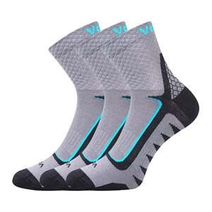 Ponožky VoXX KRYPTOX šedá-tyrkysová 43-46 (29-31)