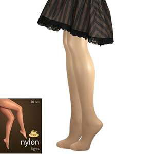 Punčochové kalhoty NYLON TIGHTS 20 DEN camel M/164-170/108