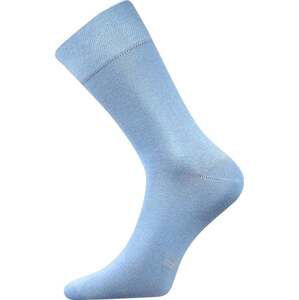 Barevné společenské ponožky Lonka DECOLOR světle modrá 43-46 (29-31)