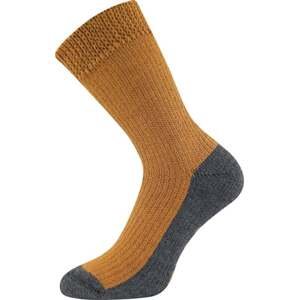 Spací ponožky hnědá 39-42 (26-28)
