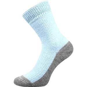 Spací ponožky světle modrá 35-38 (23-25)