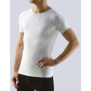 Pánské tričko s krátkým rukávem BAMBOO GINO 58003P bílá XL/XXL