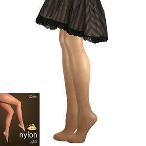 Punčochové kalhoty NYLON TIGHTS 20 DEN golden L/170-176/116