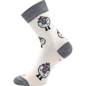 Dámské ponožky VoXX VLŇENKA bílá 35-38 (23-25)