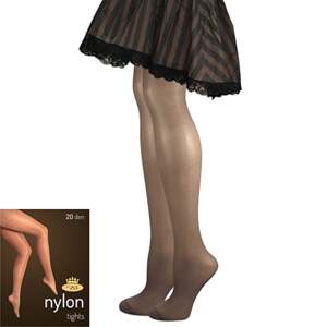 Punčochové kalhoty NYLON TIGHTS 20 DEN fumo L/170-176/116