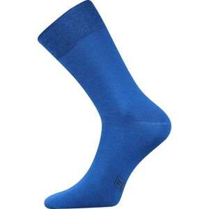 Barevné společenské ponožky Lonka DECOLOR modrá 39-42 (26-28)