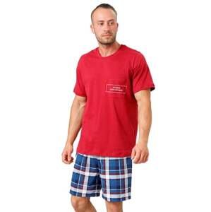 Pánské pyžamo Ikar 812 HOTBERG červená L