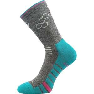 Ponožky VoXX VIRGO tmavě šedá melé 35-38 (23-25)