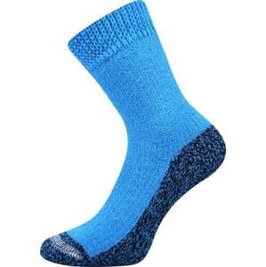 Spací ponožky modrá 39-42 (26-28)