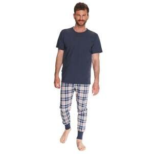 Pánské pyžamo Fedor 2731/21 TARO granát (modrá) XL