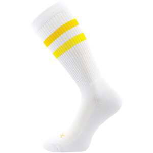 Ponožky VoXX RETRAN bílá-žlutá 39-42 (26-28)